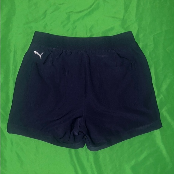 Puma Women's Navy Blue Stretch Golf Shorts size Small - Picture 4 of 12